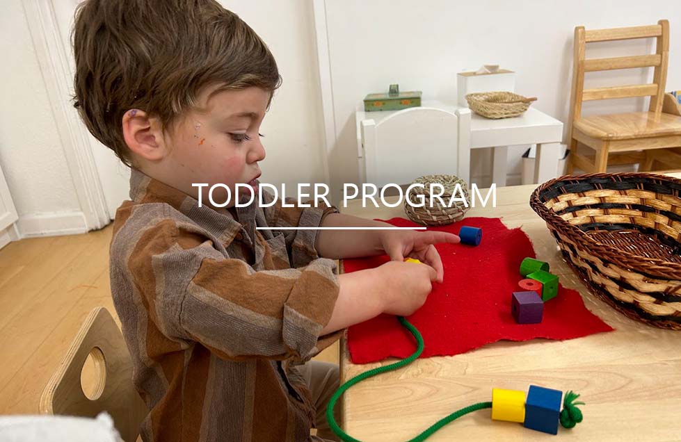 Toddler Program at Shadowridge Montessori School in Vista, CA.